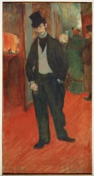 Docteur Gabriel Tapie de Celeyran in een theatergang