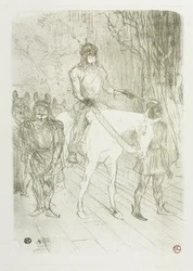 De entree van Brasseur in Chilpéric