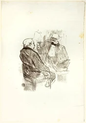 Georges Clemenceau en de optometrist, Mayer, uit Au Pied du Sinaï