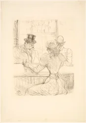 In de Picton Bar (American Bar), rue Scribe