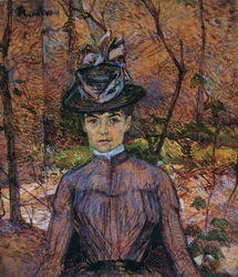 Portret van Suzanne Valadon (mevrouw Suzanne Valadon, schilderes)
