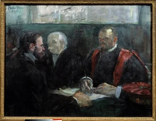 Een examen aan de Faculteit Geneeskunde van Parijs in 1901