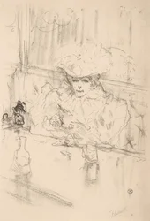 Bij de Brasserie Hanneton, 1898