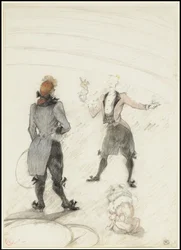 In het circus: De hondentrainer, 1899