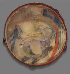 In het circus: Écuyère