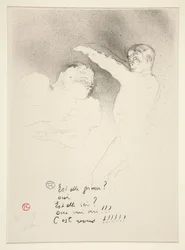 Aux variétés: Mlle. Lender et Brasseur (Bij de Variétés: Juffrouw Lender en Brasseur)