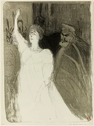 Bartet en Mounet-Sully, in Antigone