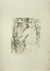 Clemenceau in Busk, uit Au Pied du Sinaï