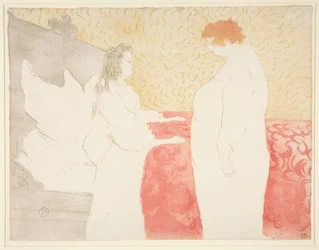 Vrouw in Bed, Profiel, Opstaan, uit de serie Elles