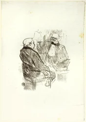 Georges Clemenceau en de optometrist, Mayer, uit Au Pied du Sinaï
