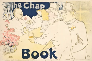 Ierse en Amerikaanse Bar, Rue Royale - poster voor "The Chap Book", 1895