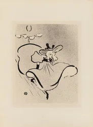 Jane Avril, uit Le Café-Concert