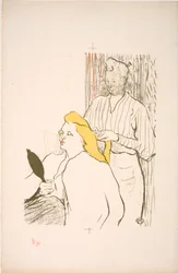 La Coiffure. Programma van het Théâtre Libre