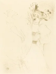 Lender Full Face in Chilperic Lender de face dans Chilpéric, 1895