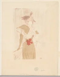 Mademoiselle Marcelle Lender, Staand