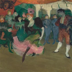 Marcelle Lender danst de bolero in Chilpéric