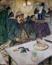Monsieur Boileau in een café. 1893