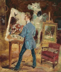 Princeteau in zijn studio