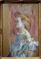 Portret van een huisvrouw