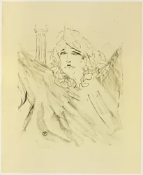Sarah Bernhardt, uit Treize Lithographies