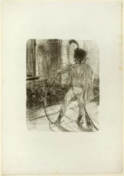 Schlomé Fuss in de Synagoge, uit Au Pied du Sinaï