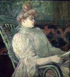 Vrouw die leest