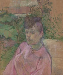 Vrouw in de tuin van Monsieur Forest, 1889-91