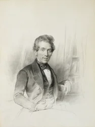 Portret van Louis Johannes Herckenrath, Consul van Texas, 1843