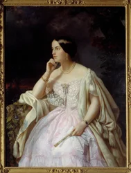 Portret van Miss Harriet Howard
