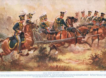 De Koninklijke Rijdende Artillerie, ca. 1910