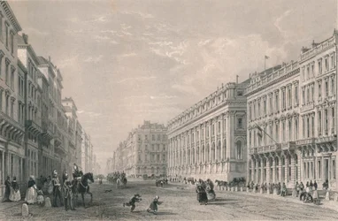Rue du Chapeau Rouge, Bordeaux, midden 19e eeuw
