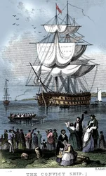 Het gevangenisschip, ca. 1820