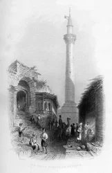 De Grote Moskee in Antiochië, Turkije, 1841
