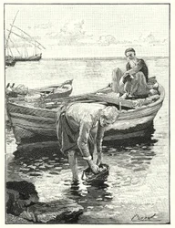 Vissers aan het Meer van Tiberias