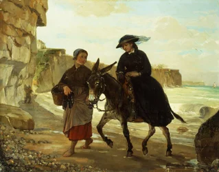 De Toerist en de Vissersvrouw, 1870