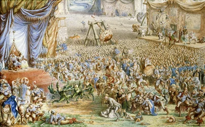 Een allegorie van hedendaagse gebeurtenissen, 1873