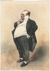 Joseph Prudhomme staand (1868)