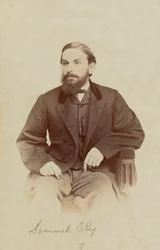 Carte-de-visite portret van Samuel Ely, 1862-1869
