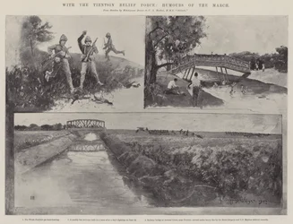 Met de Tientsin Hulptroepen, Humor van de Mars