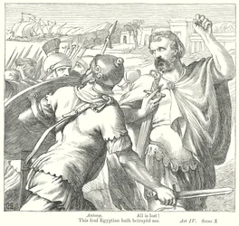 Antonius en Cleopatra (gravure)