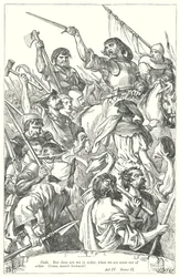 Koning Henry VI Deel II (gravure)