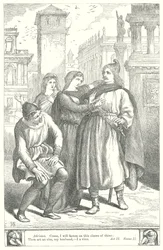 De komedie van de fouten (gravure)