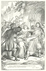 De komedie van de fouten (gravure)