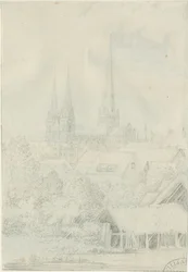 Lichfield Kathedraal - Zuidwestaanzicht