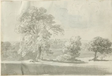 Shenstone - Little Aston Hall: pen en wassing tekening, nd [1788-1855]