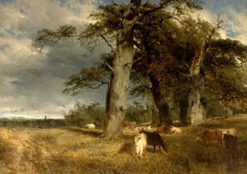 Landschap in de Dukeries, Nottinghamshire, 1850