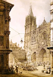 Kathedraal van Rouen, Westgevel