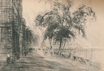 Van alle straten van Parijs is de Seine de meest interessante, c1927