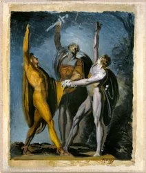 Schets voor Eed op de Rütli, vrouwelijke figuur