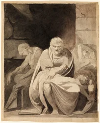 Ugolino en zijn zonen verhongeren in de toren